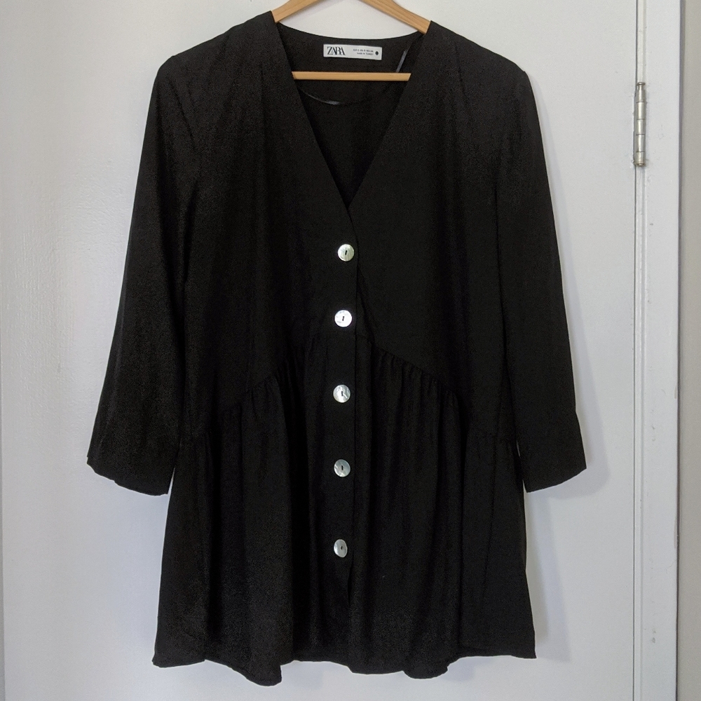 Black Zara blouse